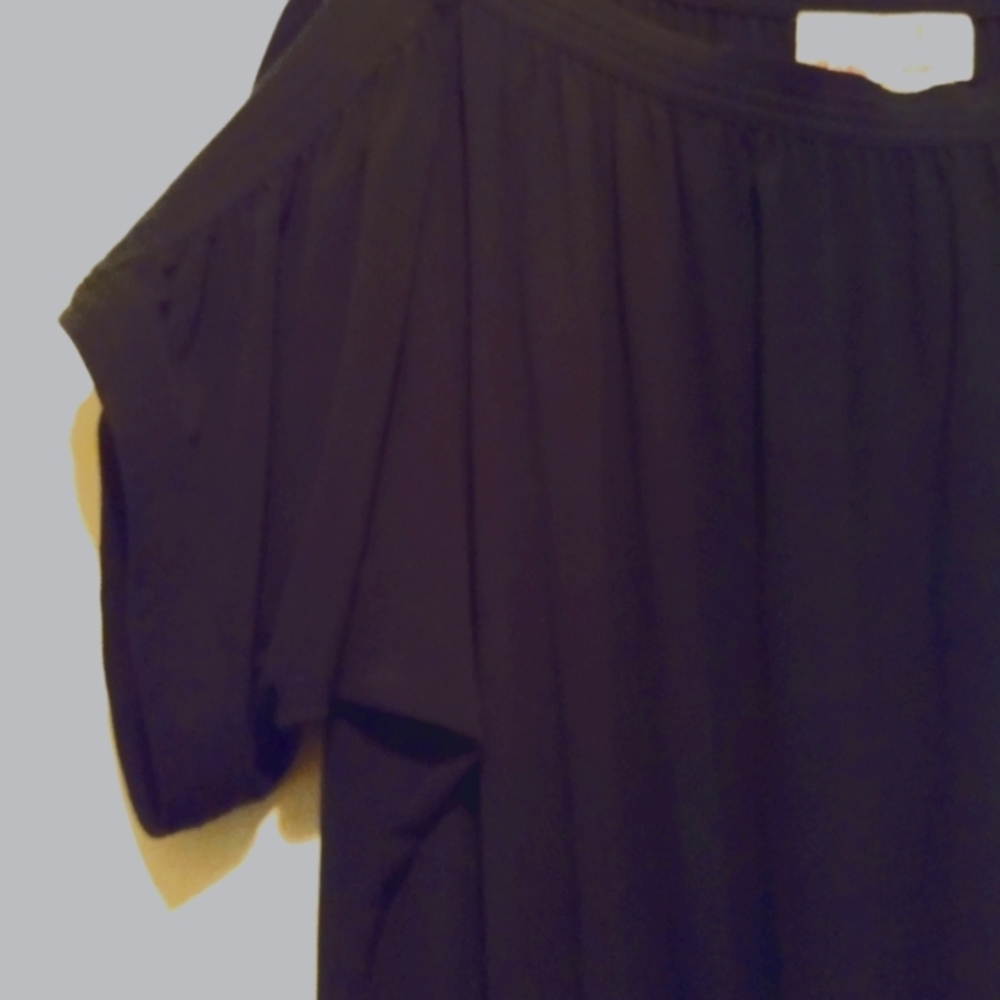 Maggie London Sheer Black Dress Long size 6 - Picture 9 of 10